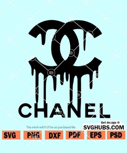 Dripping Chanel svg