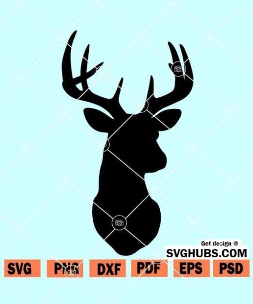 Deer Head SVG