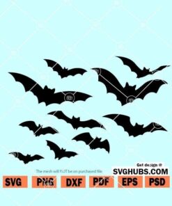 Halloween Bats SVG