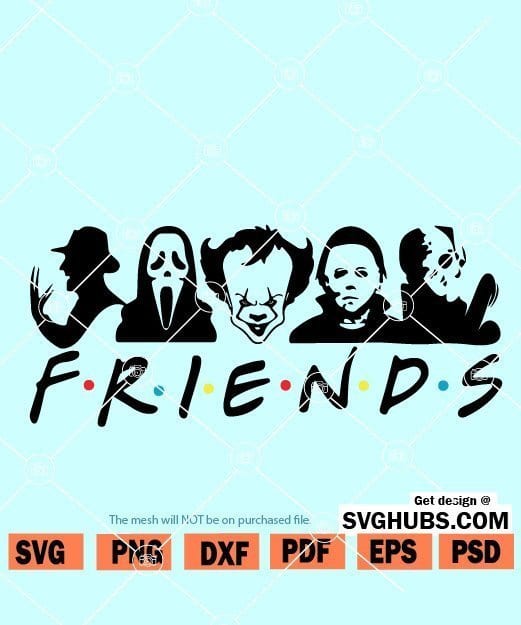 Horror Friends Halloween SVG