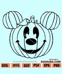 Mickey Mouse Pumpkin SVG