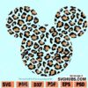 Mickey mouse leopard prints SVG