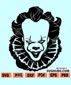 Pennywise clown SVG