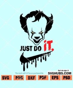 Pennywise just do it SVG