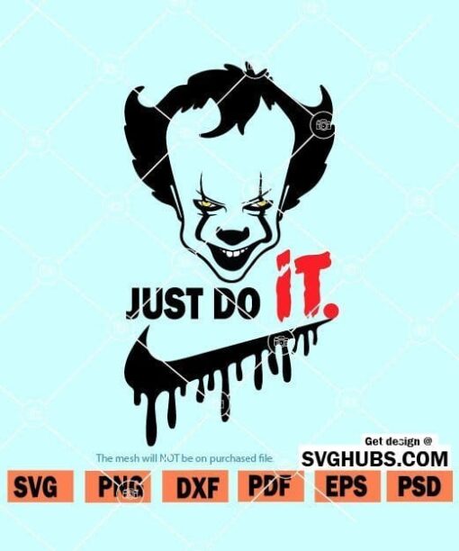 Pennywise just do it SVG