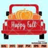 Pumpkin truck SVG