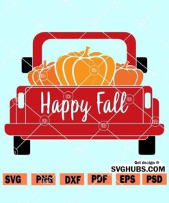 Pumpkin truck SVG