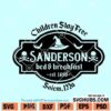 Sanderson Sisters Bed and Breakfast SVG