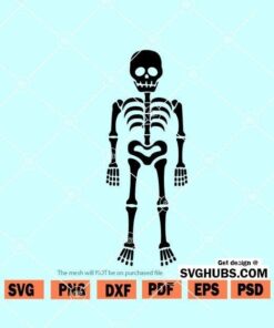 Skeleton SVG file