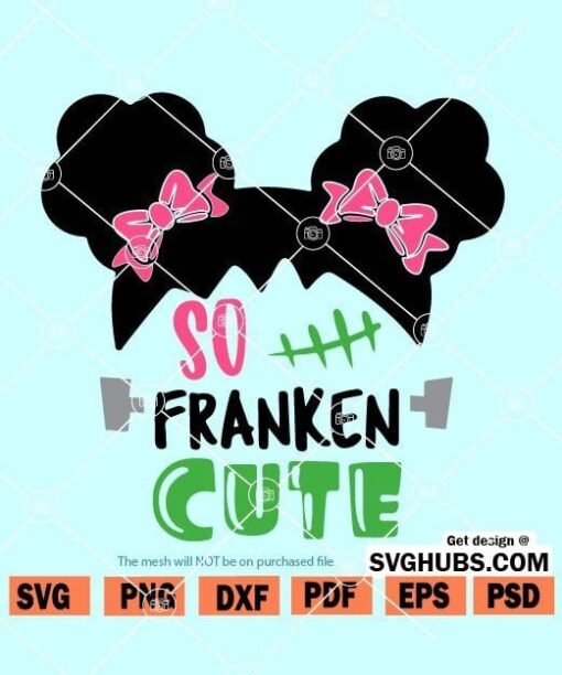 So Franken Cute SVG file 01