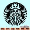 Starbucks Skeleton SVG