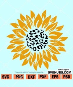 Sunflower SVG file