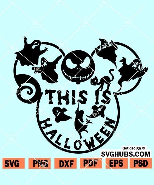 This is Halloween SVG, Inspired by Disney SVG, Disney Halloween SVG