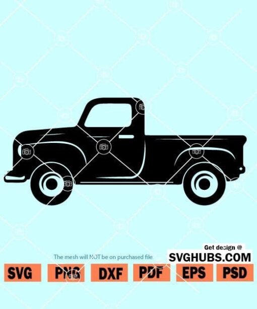 Old truck svg