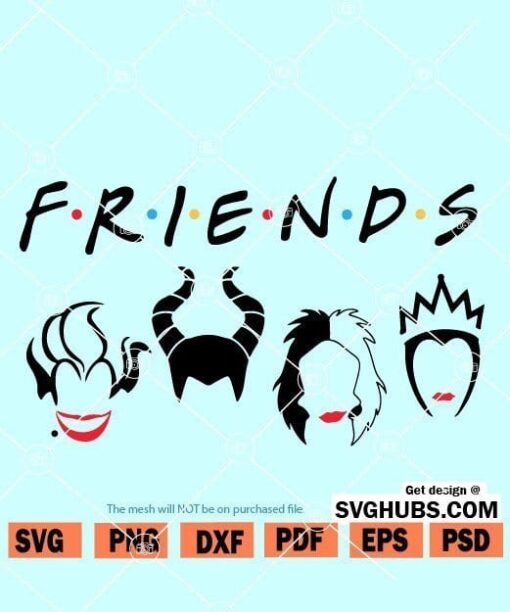Villains Friends SVG