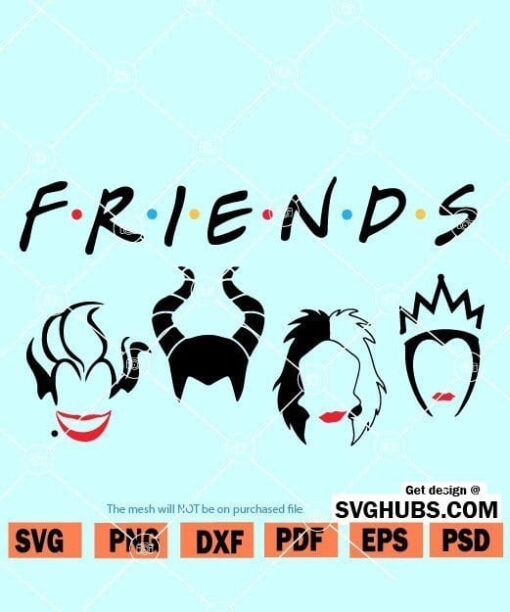 Villains Friends SVG