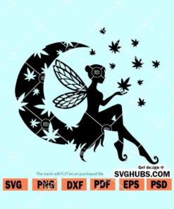 Weed Fairy Svg