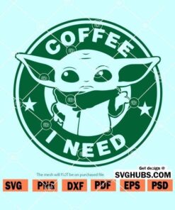 Yoda Coffee I need SVG