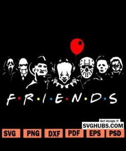 Friends Halloween SVG