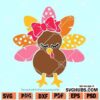 Girl turkey face SVG