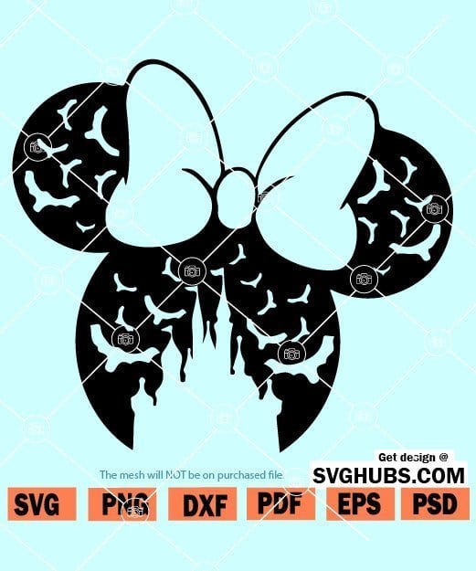 Halloween Mickey Minnie SVG, Minnie Castle SVG, Disney Halloween SVG