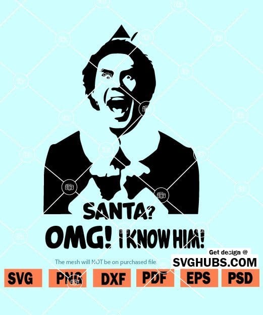 Santa OMG I Know Him SVG