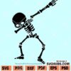 skeleton dabbing svg
