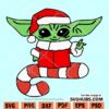 Baby Yoda Christmas SVG