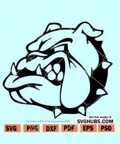 Bulldog Face SVG