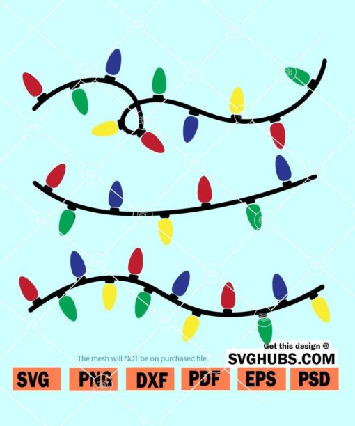 Christmas Lights SVG