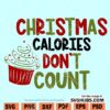 Christmas calories don't count svg
