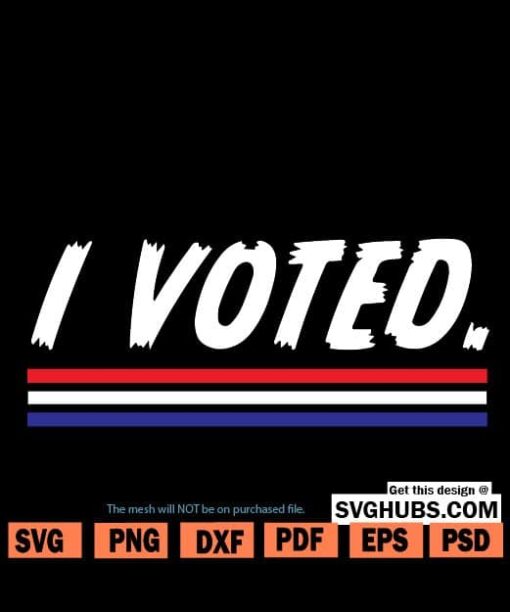 I Voted SVG