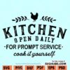 Kitchen quotes SVG
