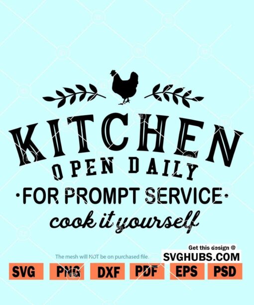 Kitchen quotes SVG