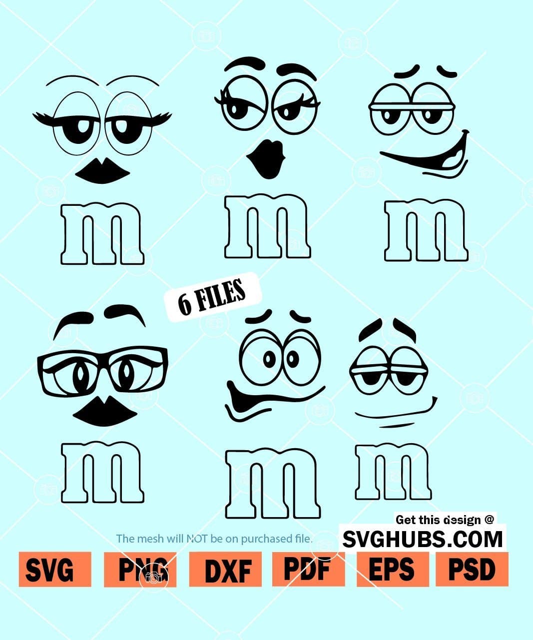 M&Ms Logo SVG eps png