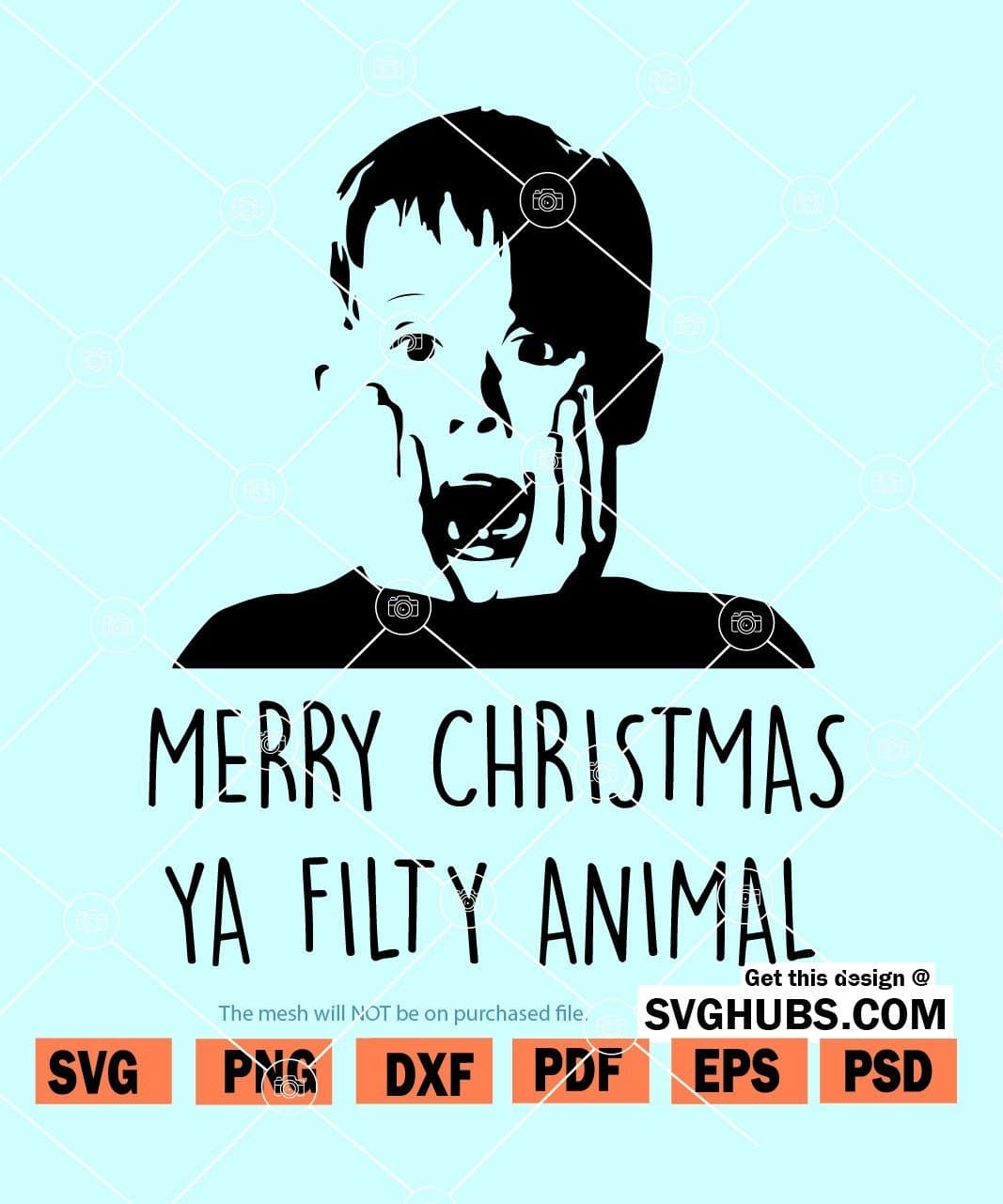 Download Merry Christmas Ya Filthy Animal Svg File Kevin Home Alone Svg Svg Hubs