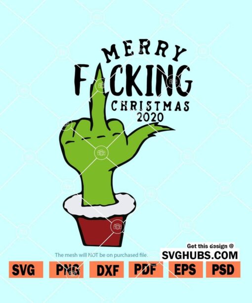Merry Fucking Christmas 2020 SVG