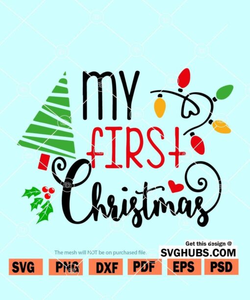 My first Christmas SVG