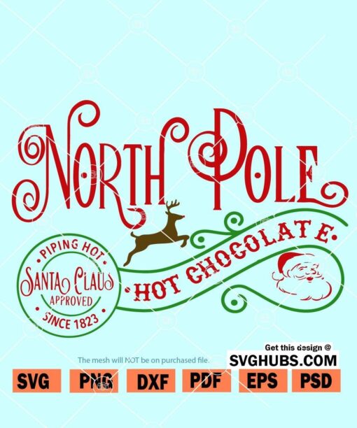 Northpole hot chocolate SVG