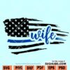 Police wife SVG