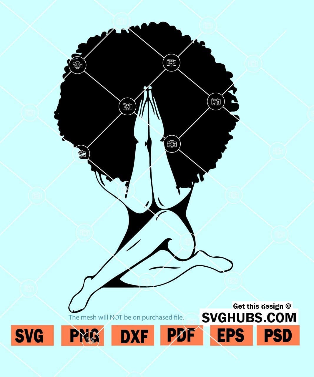 EPS DXF pdf Praying Mommy SVG Digital Download png