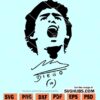 RIP Diego Maradona SVG