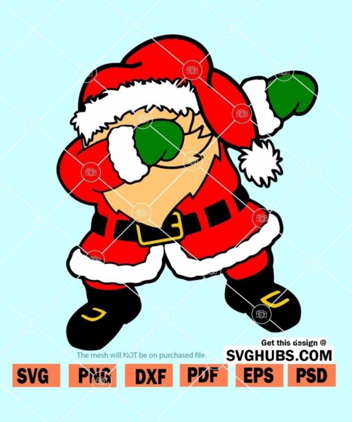 Santa dabbing SVG