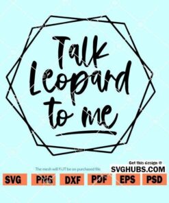 Talk Leopard to me SVG