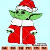 Baby Yoda Christmas SVG