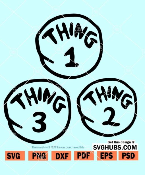 Thing 1 Thing 2 SVG