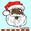 Black Santa SVG