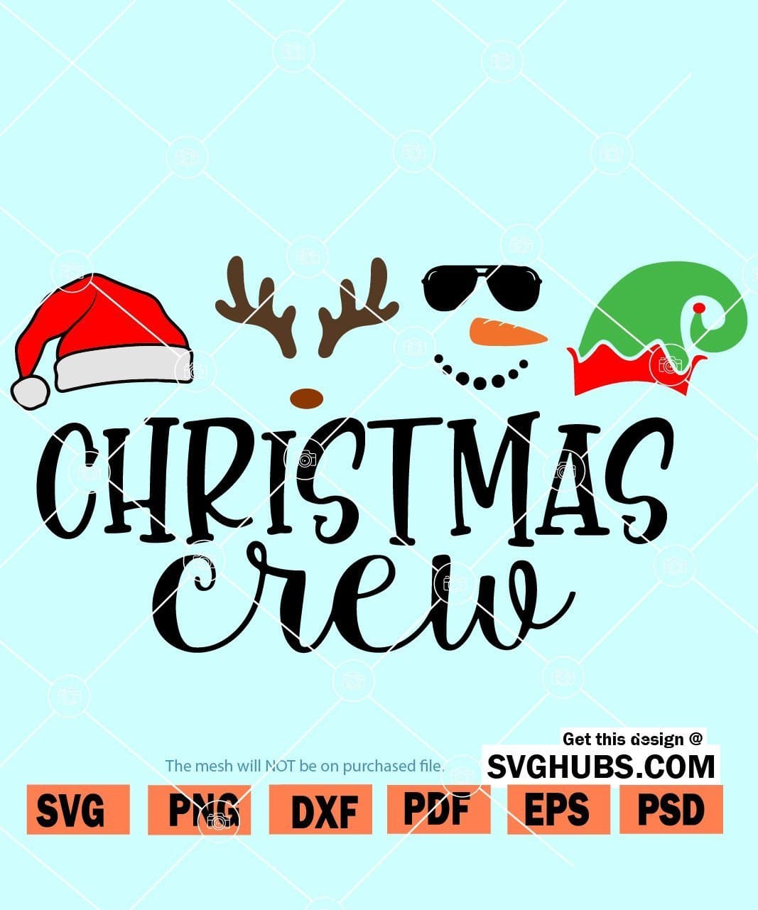 Christmas Crew SVG, Christmas SVG, Santa Squad SVG, Christmas Crew