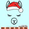 Christmas Llama SVG