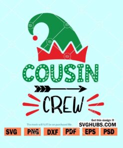 Elf Cousin Crew SVG